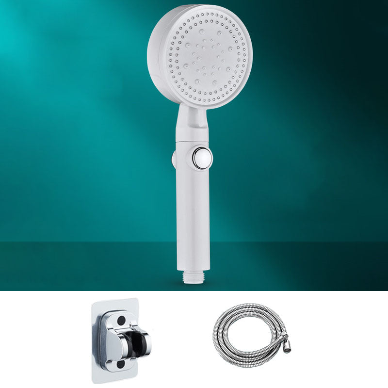 5 Setting Patterns Showerhead Plastic Round Handheld Shower Head