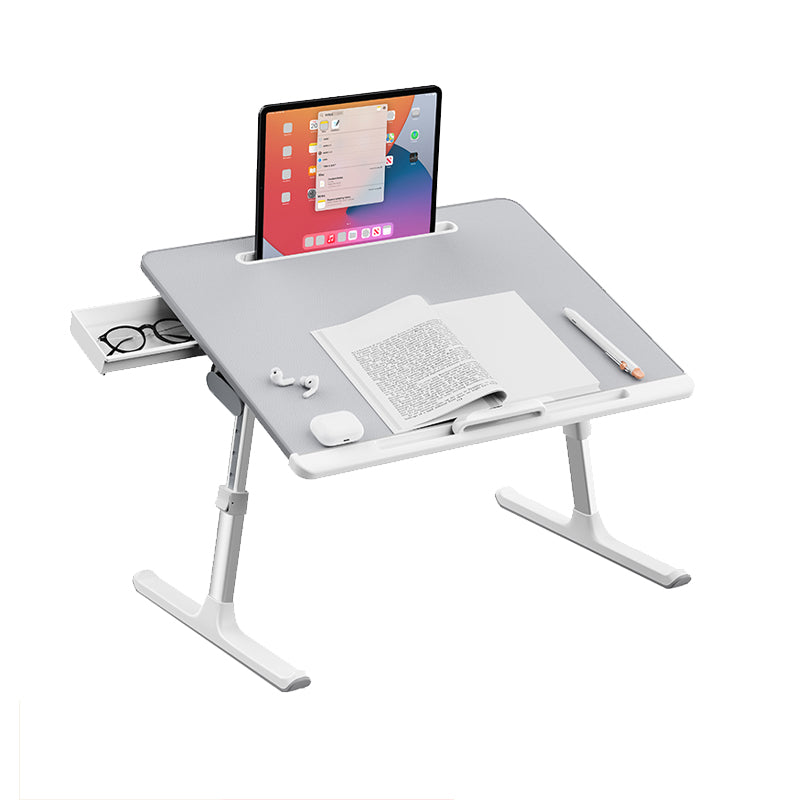 Adjustable Writing Desk Rectangular Shape Task Desk with 2-Legs for Home