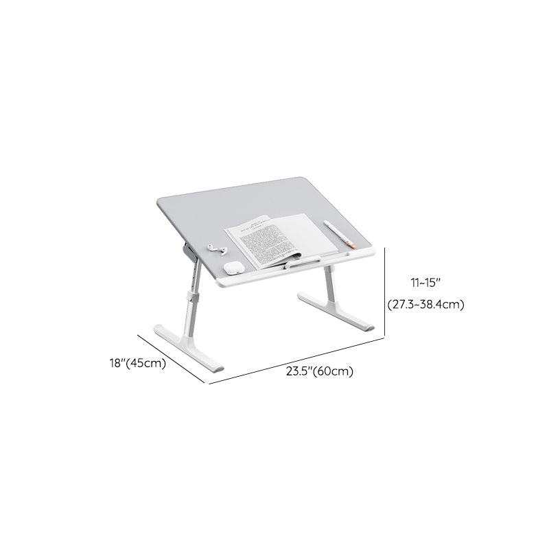 Adjustable Writing Desk Rectangular Shape Task Desk with 2-Legs for Home