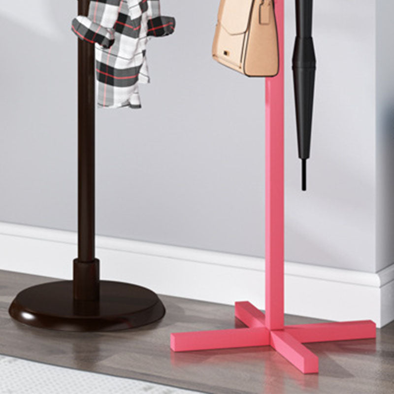 Modern Coat Hangers Free Standing Wooden Coat Rack with Coat Hooks