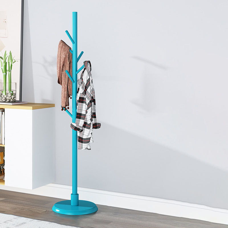 Modern Coat Hangers Free Standing Wooden Coat Rack with Coat Hooks