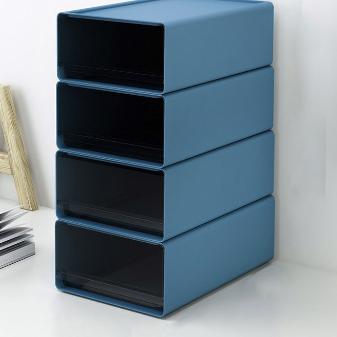 Modern Solid Color File Cabinet Plastic Filing Cabinet for Home Office