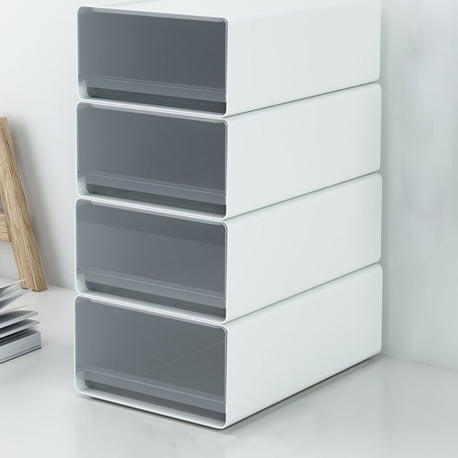 Modern Solid Color File Cabinet Plastic Filing Cabinet for Home Office