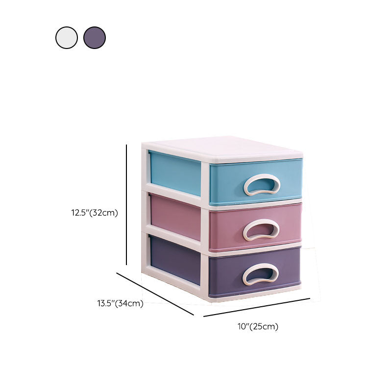 Modern File Cabinet Drawers Vertical Plastic Filing Cabinet for Home Office