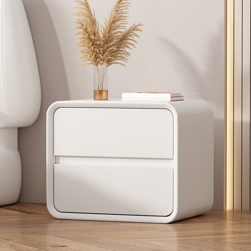 Contemporary Accent Table Nightstand Drawer Storage Bedside Cabinet