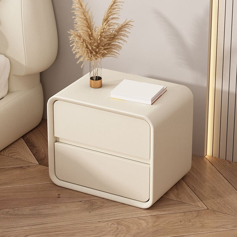 Contemporary Accent Table Nightstand Drawer Storage Bedside Cabinet