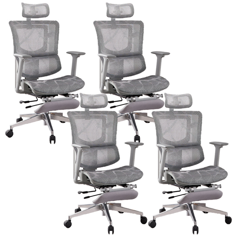 Modern Removable Arms Desk Chair Ergonomic Office Chair with Breathable Back