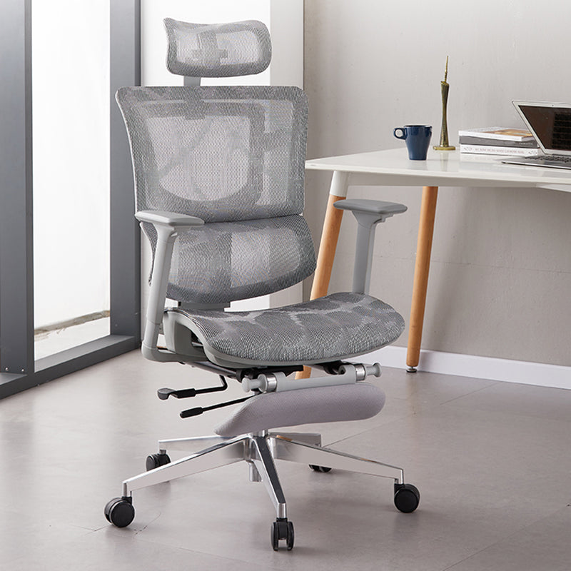 Modern Removable Arms Desk Chair Ergonomic Office Chair with Breathable Back