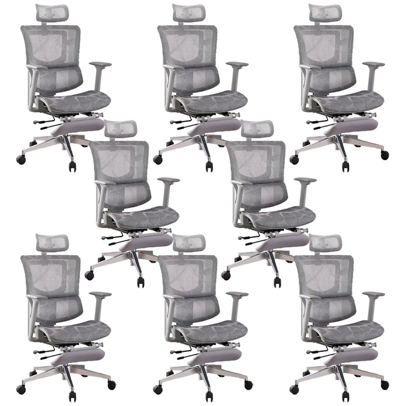 Modern Removable Arms Desk Chair Ergonomic Office Chair with Breathable Back