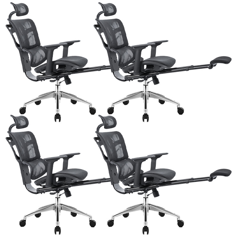 Modern Removable Arms Desk Chair Ergonomic Office Chair with Breathable Back