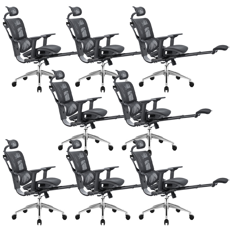 Modern Removable Arms Desk Chair Ergonomic Office Chair with Breathable Back