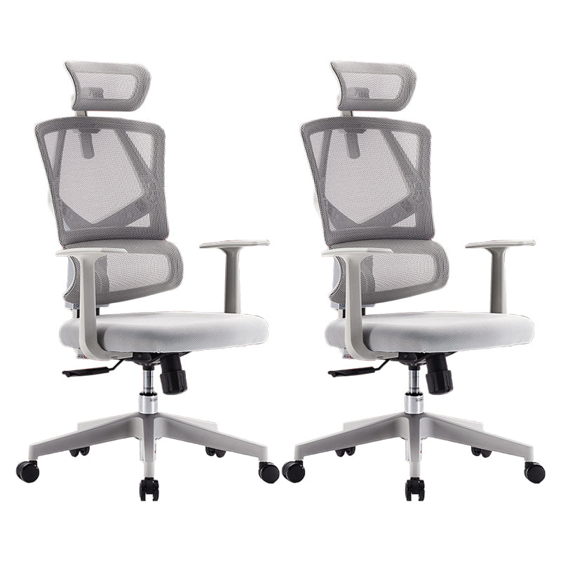 Removable Arms Desk Chair Modern Adjustable Seat Height Swivel Chair