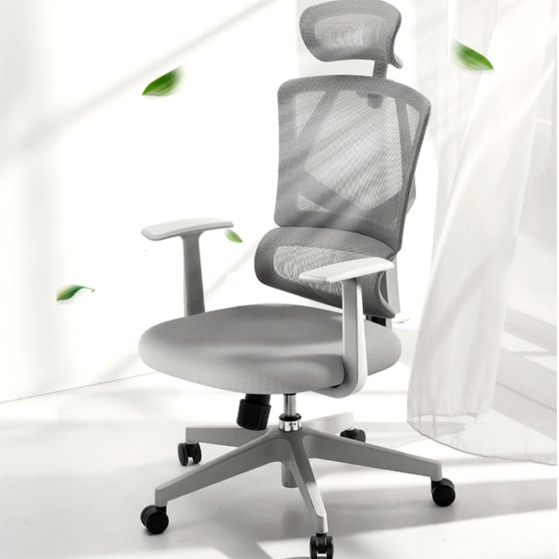 Removable Arms Desk Chair Modern Adjustable Seat Height Swivel Chair