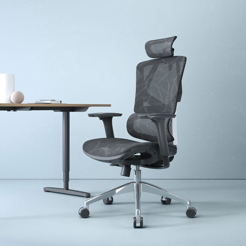 Removable Arms Chair No Distressing Ergonomic Office Chair with Wheels