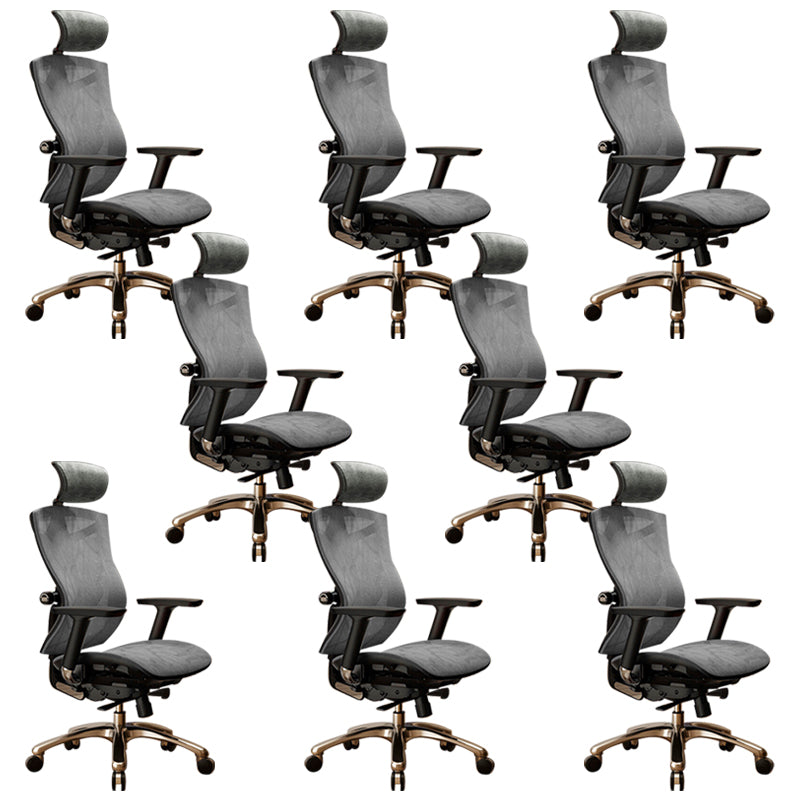 Removable Arms Chair Modern No Distressing Ergonomic Office Chair with Breathable Back