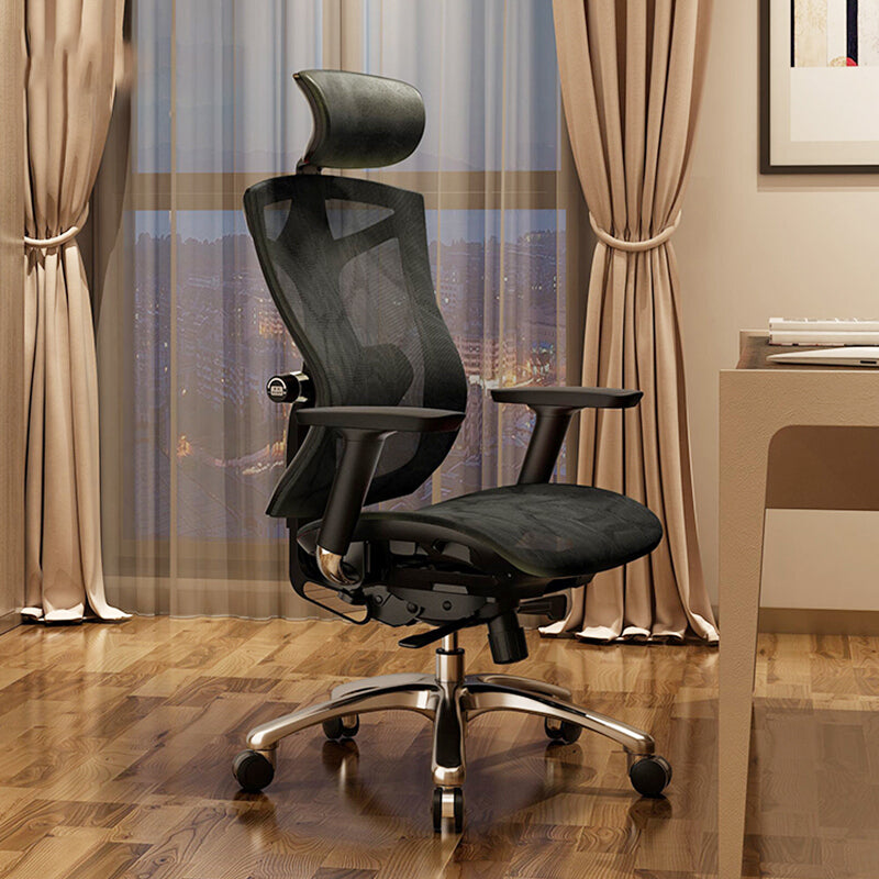 Removable Arms Chair Modern No Distressing Ergonomic Office Chair with Breathable Back