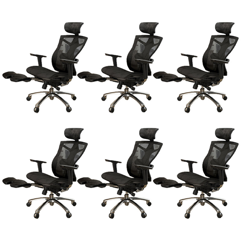 Removable Arms Chair Modern No Distressing Ergonomic Office Chair with Breathable Back