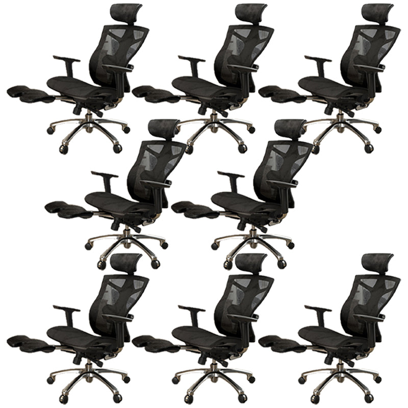 Removable Arms Chair Modern No Distressing Ergonomic Office Chair with Breathable Back