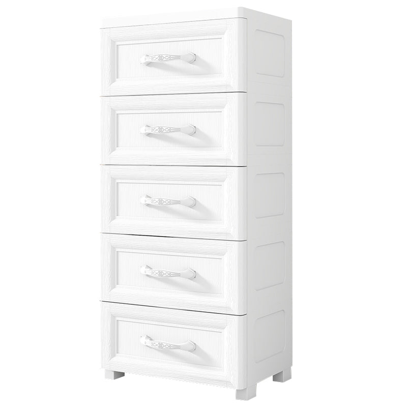 Contemporary Baby Dresser Plastic Kids Furniture for Bedroom