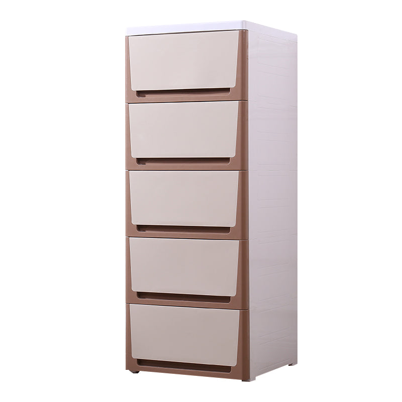 Scandinavian Vertical Baby Dresser Plastic Kids Furniture with Drawers for Bedroom