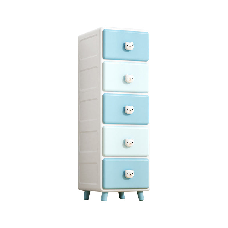 5-drawer Bedroom Armoire Contemporary Plastic Armoire Closet