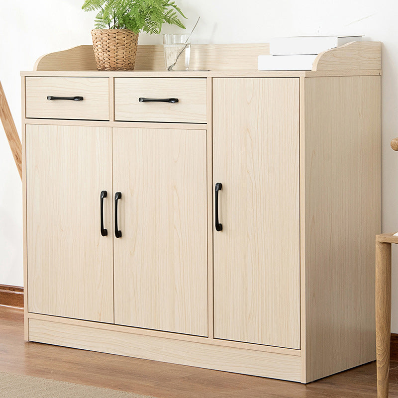 Wood Side Board Modern Style Sideboard with Drawers and Cabinets