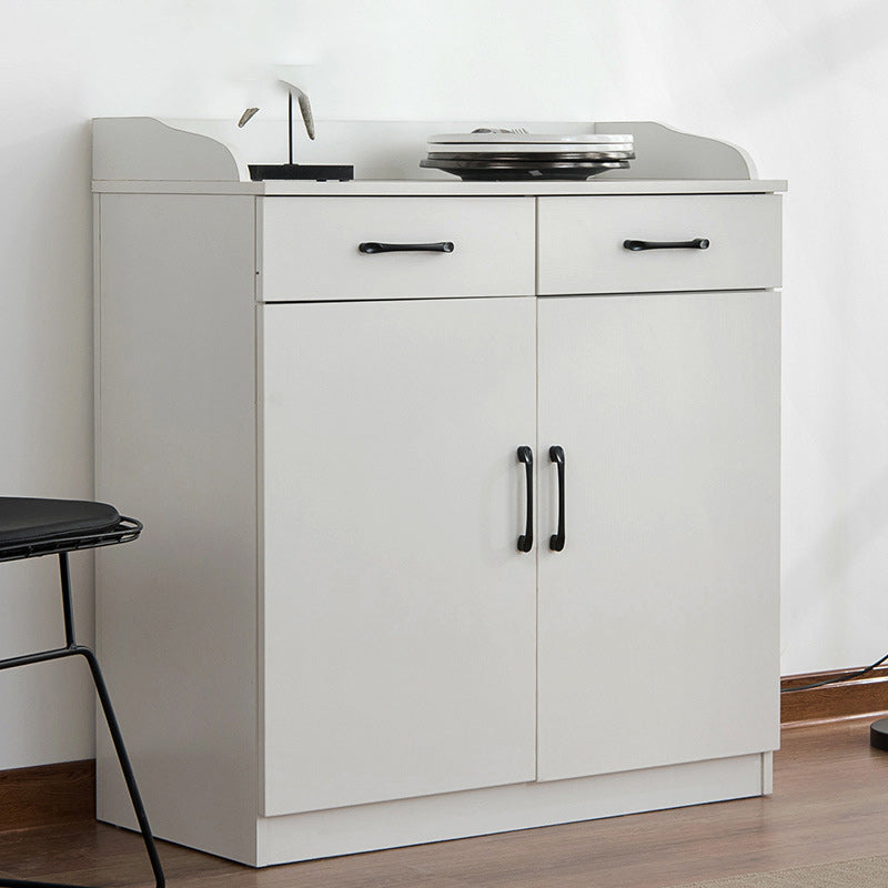 Wood Side Board Modern Style Sideboard with Drawers and Cabinets