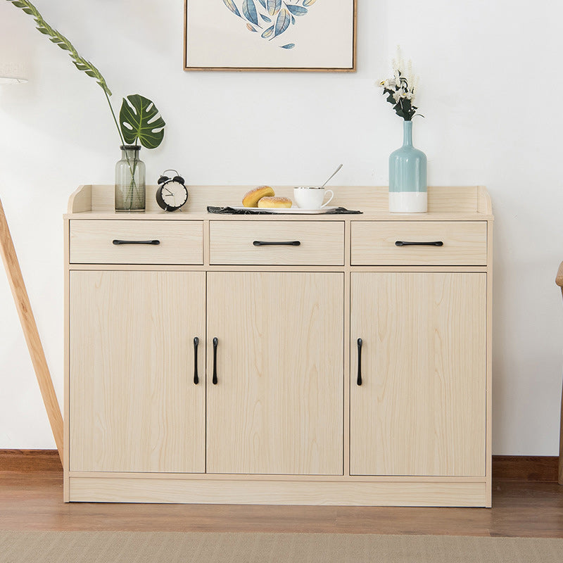 Wood Side Board Modern Style Sideboard with Drawers and Cabinets