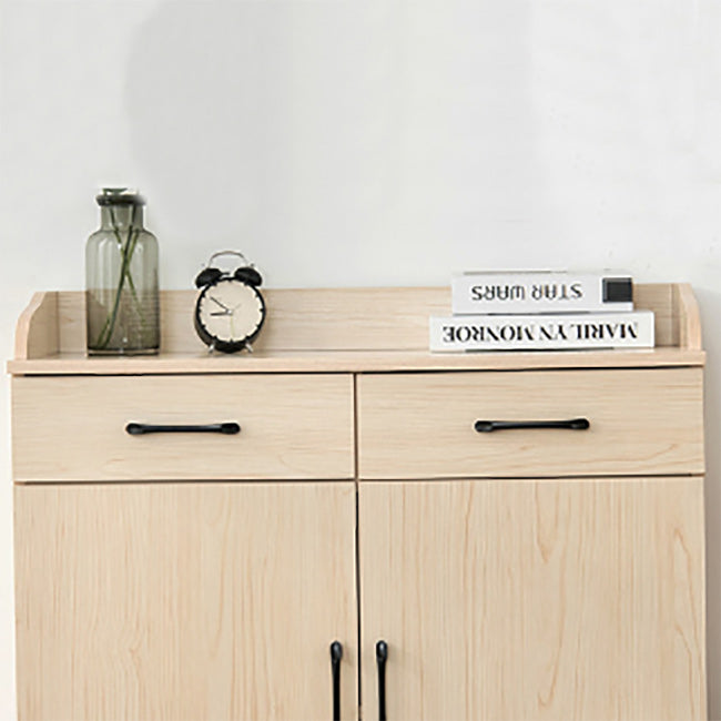 Wood Side Board Modern Style Sideboard with Drawers and Cabinets