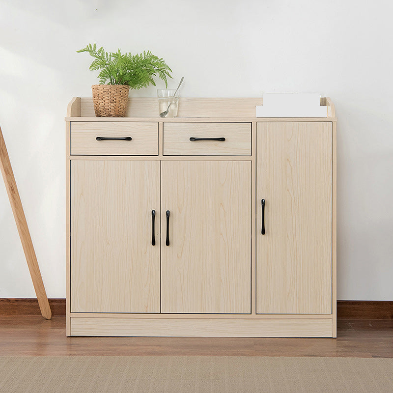 Wood Side Board Modern Style Sideboard with Drawers and Cabinets