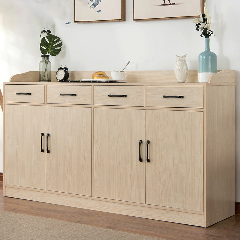 Wood Side Board Modern Style Sideboard with Drawers and Cabinets