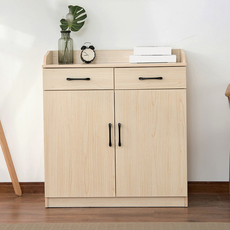 Wood Side Board Modern Style Sideboard with Drawers and Cabinets