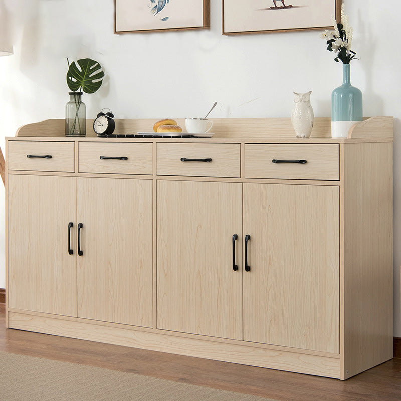 Wood Side Board Modern Style Sideboard with Drawers and Cabinets