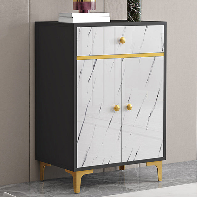 Wood Side Board Modern Style Sideboard with Drawers and Cabinets