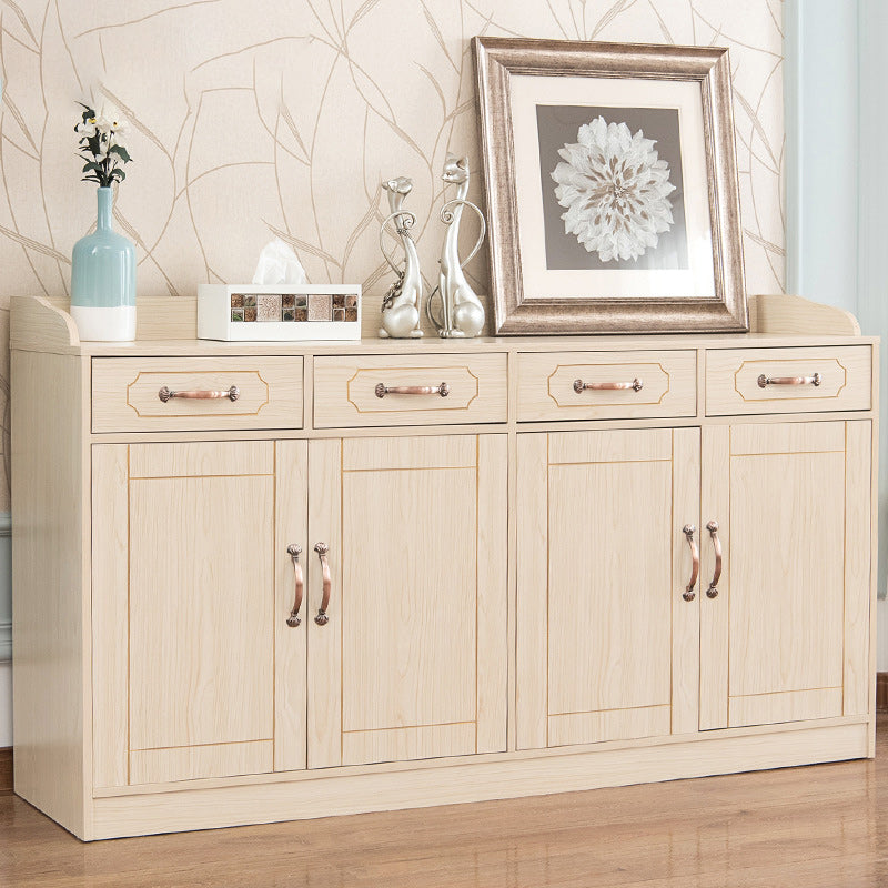 Wood Side Board Modern Style Sideboard with Drawers and Cabinets