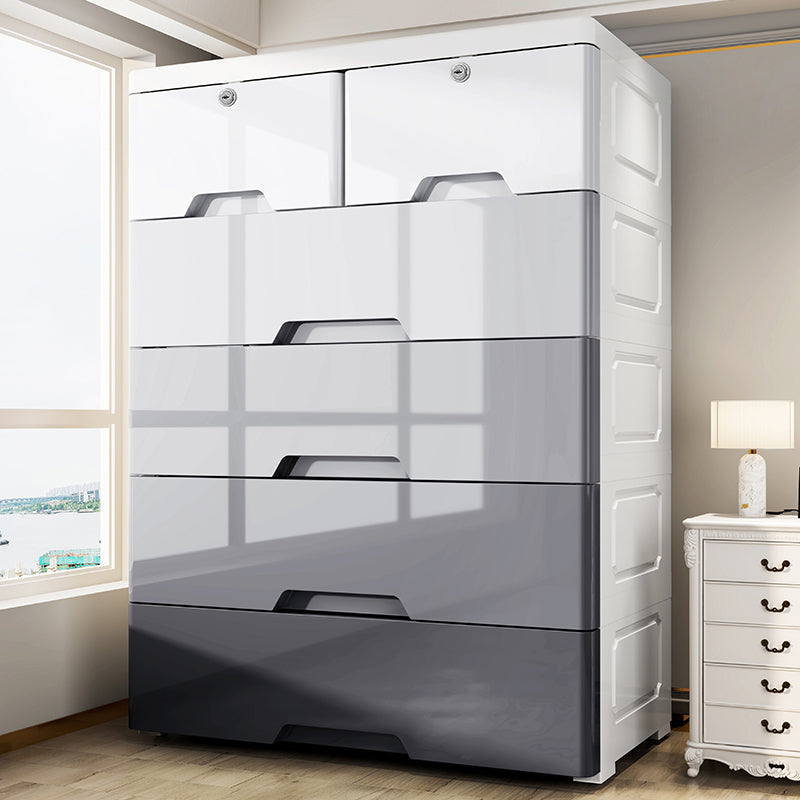 Gray and White Bedroom Armoire Contemporary Wardrobe Armoire