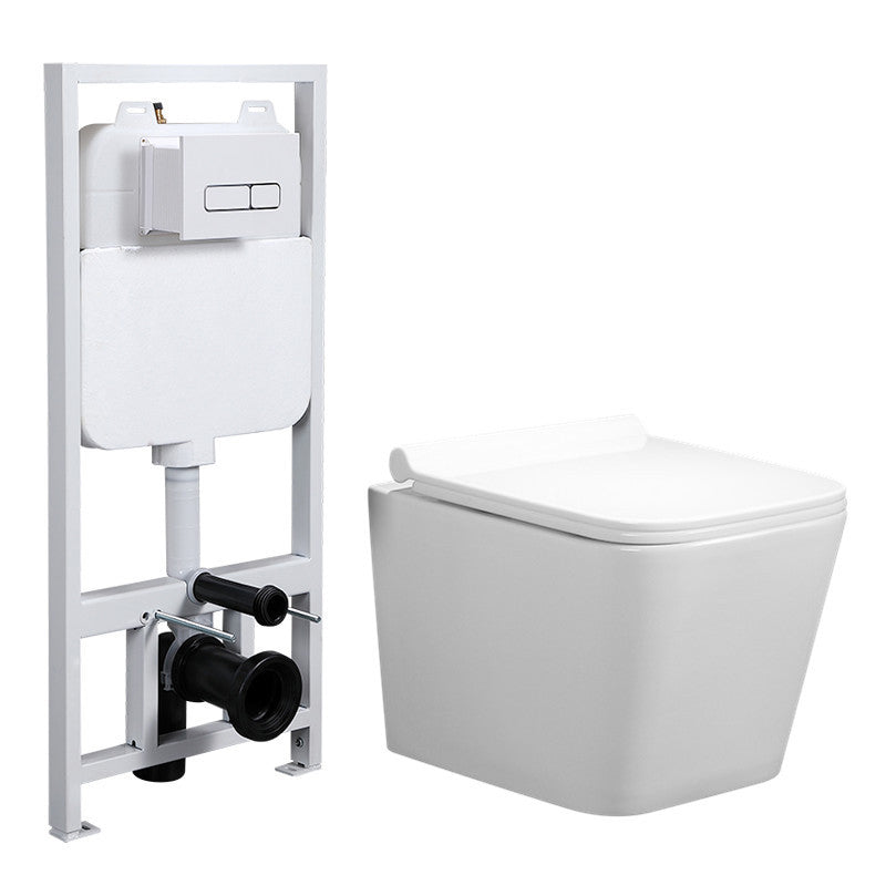 Contemporary 1 Piece Flush Toilet Wall Mount Urine Toilet for Bathroom