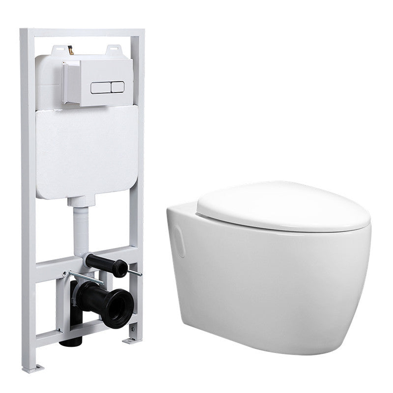 Contemporary 1 Piece Flush Toilet Wall Mount Urine Toilet for Bathroom