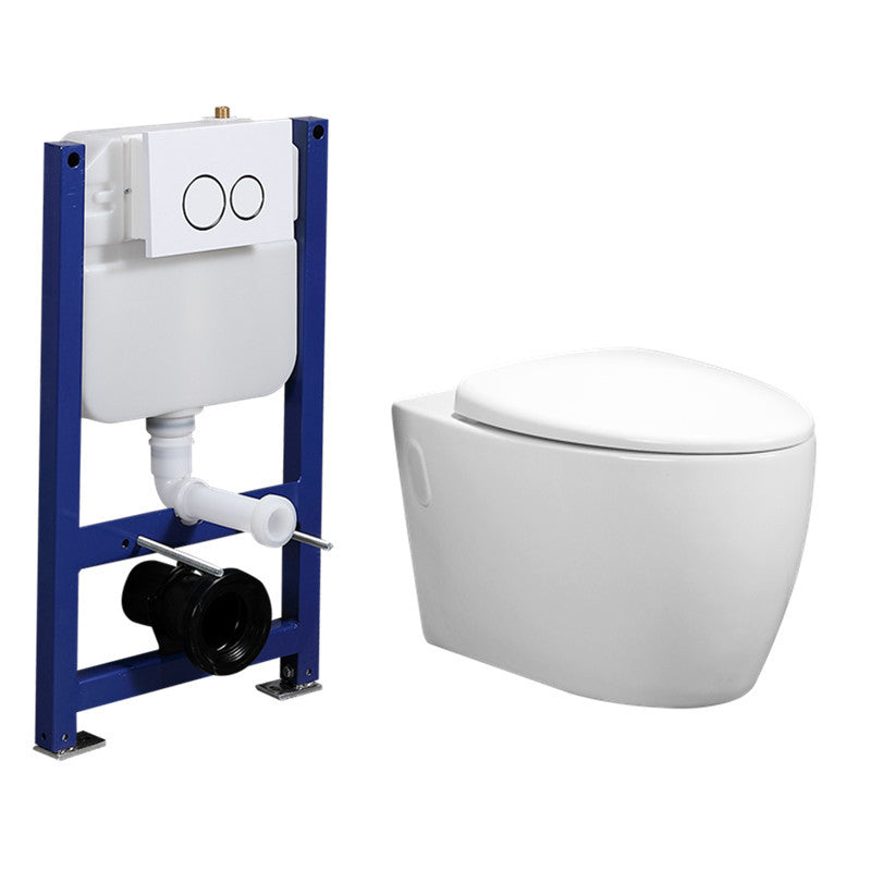 Contemporary 1 Piece Flush Toilet Wall Mount Urine Toilet for Bathroom