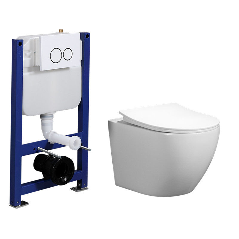 Contemporary 1 Piece Flush Toilet Wall Mount Urine Toilet for Bathroom