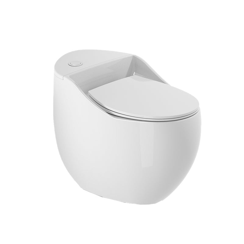 Modern Ceramic Flush Toilet Floor Mounted Urine Toilet with Slow Close Seat for Bathroom