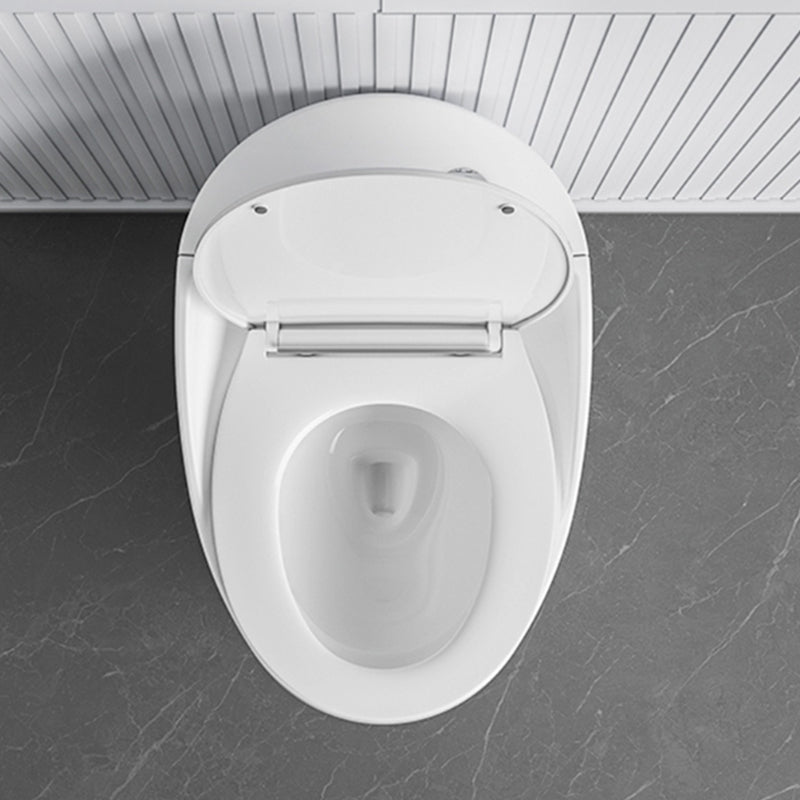 Modern Ceramic Flush Toilet Floor Mounted Urine Toilet with Slow Close Seat for Bathroom