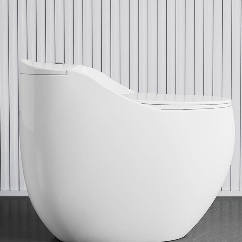 Modern Ceramic Flush Toilet Floor Mounted Urine Toilet with Slow Close Seat for Bathroom