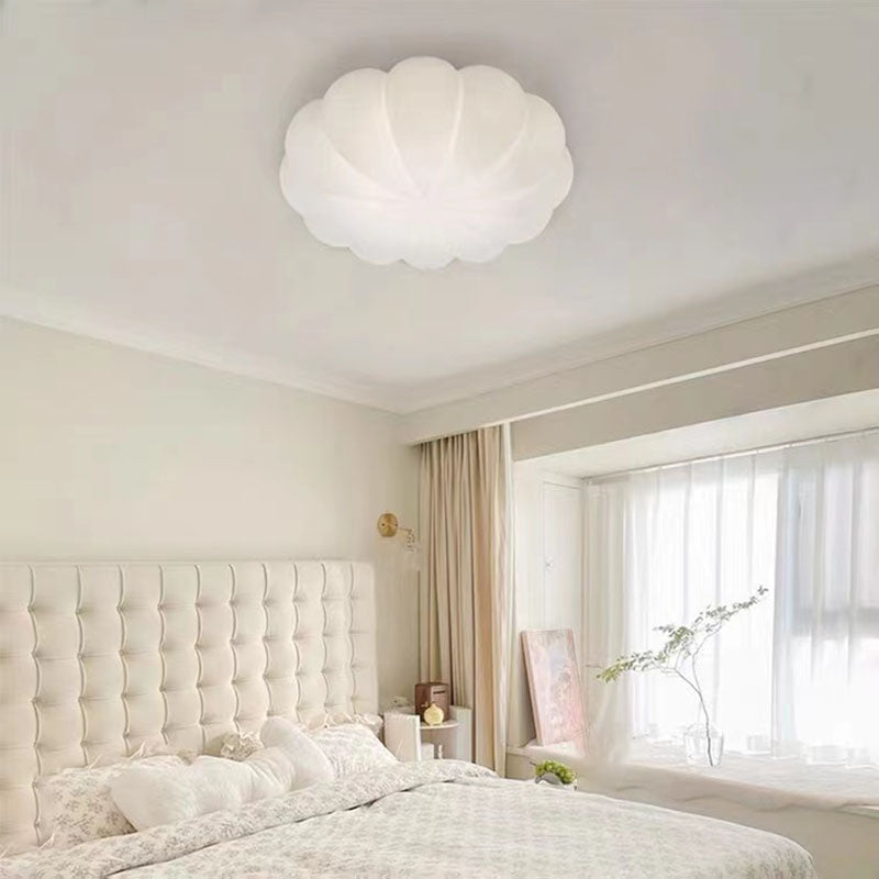 Single White Flush Mount Lighting Acrylic Ceiling Light for Living Room