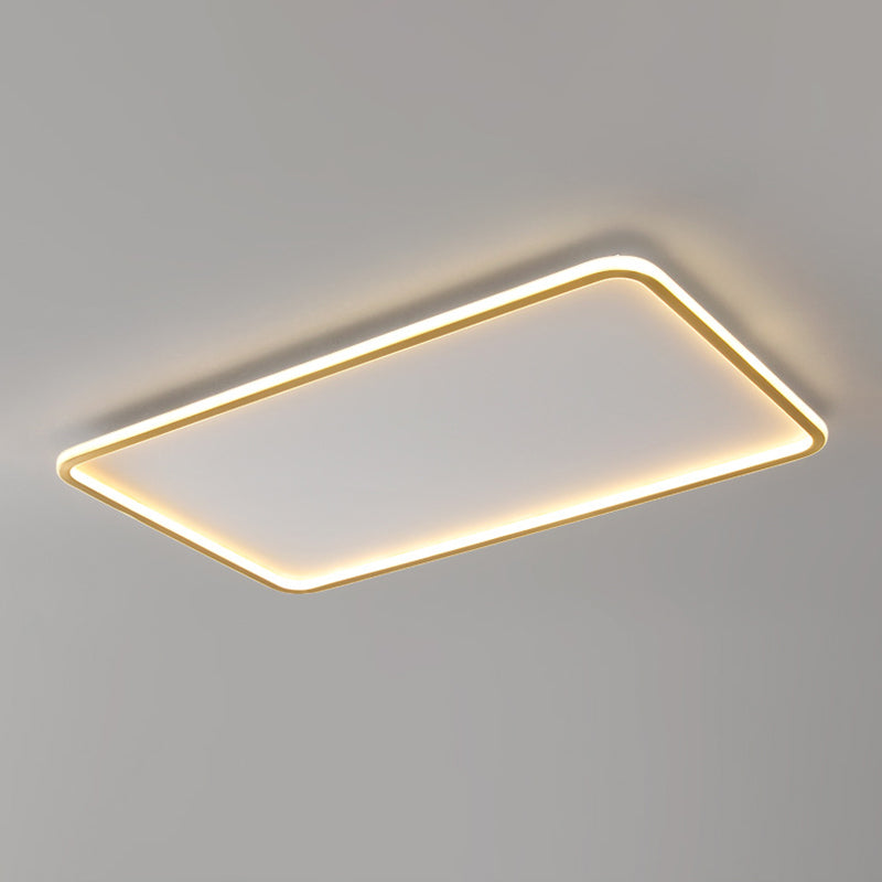 Simplicity Ceiling Lamp Linear LED Flush Mount Light Fixture with Acrylic Shade