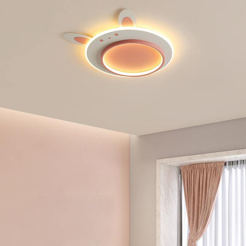 LED Ceiling Mount Light Children Ceiling Light with Acrylic Shade for Kid's Room