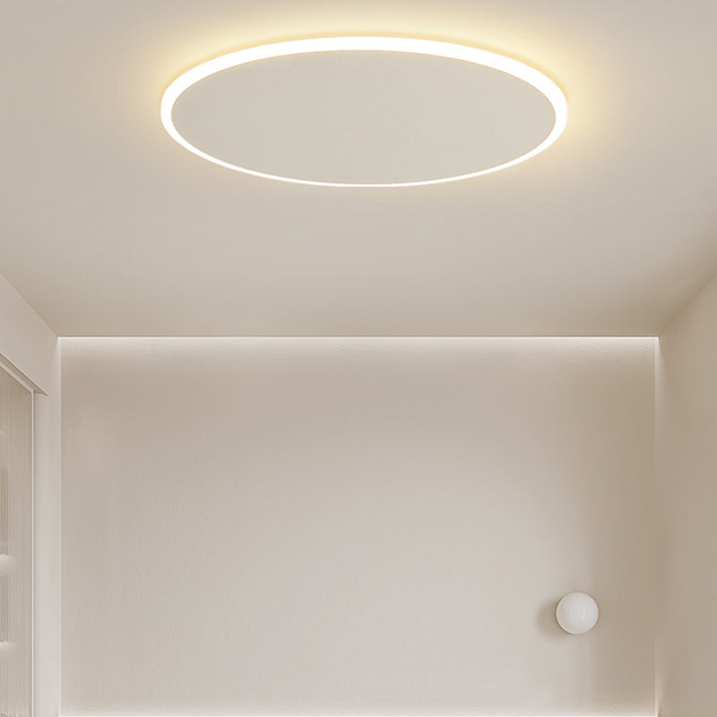 Modern Round Ceiling Mount Light LED Ceiling Light with Acrylic Shade for Bedroom