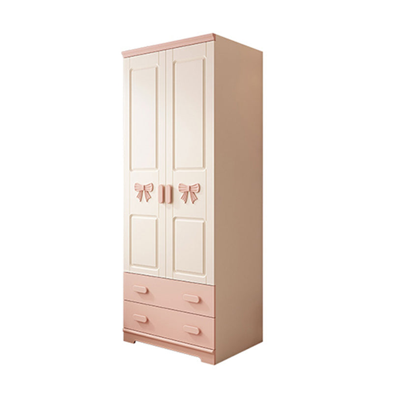 Wooden Kids Closet Modern Style Wardrobe Closet with Garment Rod