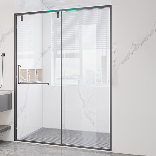 Transparent Tempered Shower Bath Door Semi Frameless Shower Doors