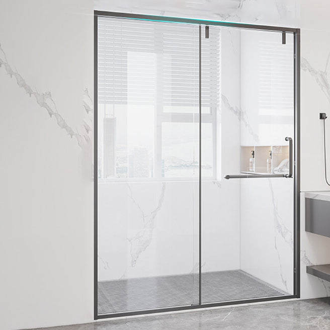 Transparent Tempered Shower Bath Door Semi Frameless Shower Doors